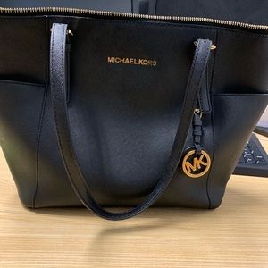 Michael Kors Crossgrain Leather Tote